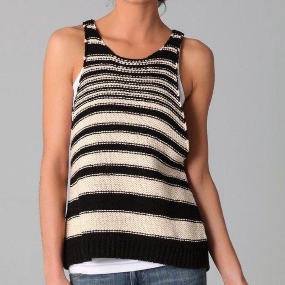 Vince Striped Tank, Size S